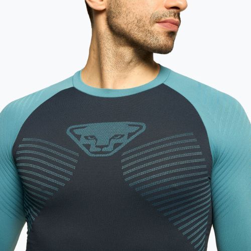 Мъжка термална тениска DYNAFIT Speed Dryarn LS черна/синя 08-0000071056