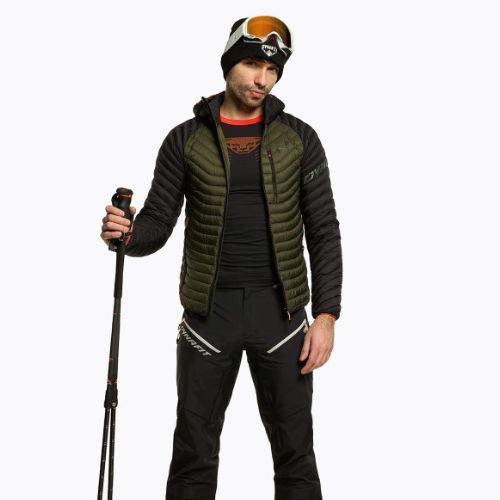 Мъжко пухено яке DYNAFIT Radical Dwn RDS Hood зелено 08-0000070914