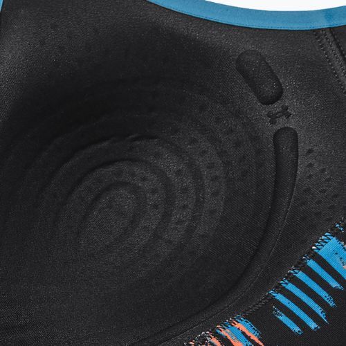 Under Armour Infinity High Print дамски сутиен за тренировка черен 1369026