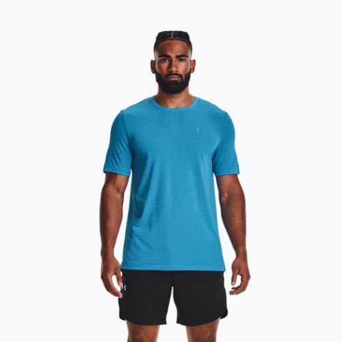 Мъжка тренировъчна тениска Under Armour UA Rush Seamless Geosport SS blue 1370441