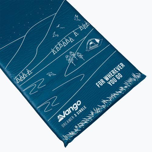 Vango Dreamer Единична 3 см самонадуваема постелка тъмносиня SMQDREAMEM23A14