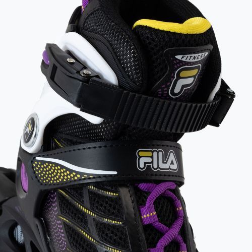 Детски ролкови кънки FILA Wizy G black/yellow magenta