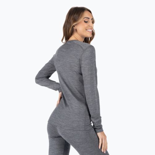 Дамска термоактивна блуза icebreaker 200 Oasis Crewe gritstone heather