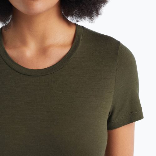 Дамска тениска за трекинг Icebreaker Tech Lite II green IB0A59J90691