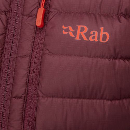 Дамско пухено яке Rab Microlight Alpine burgundy QDB-13-DEH-08