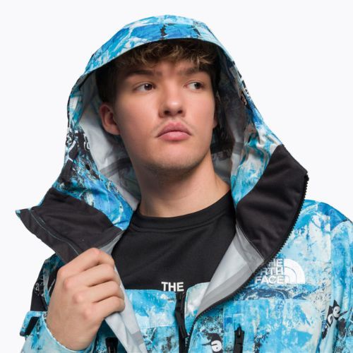 Мъжко яке за сноуборд The North Face Printed Dragline norse blue