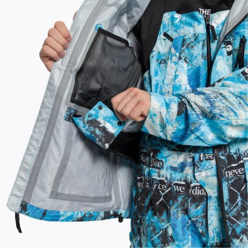 Мъжко яке за сноуборд The North Face Printed Dragline norse blue