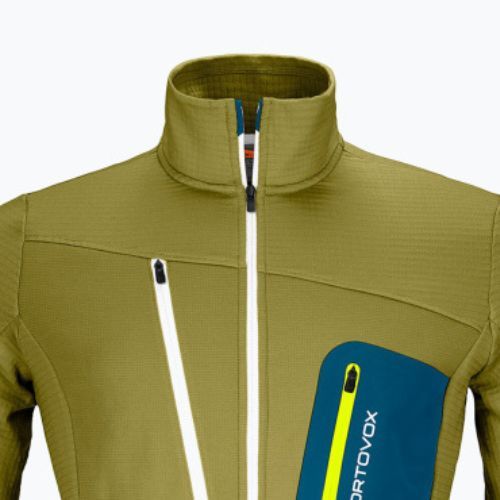 Мъжки суитшърт Ortovox Fleece Grid Green 8721200046