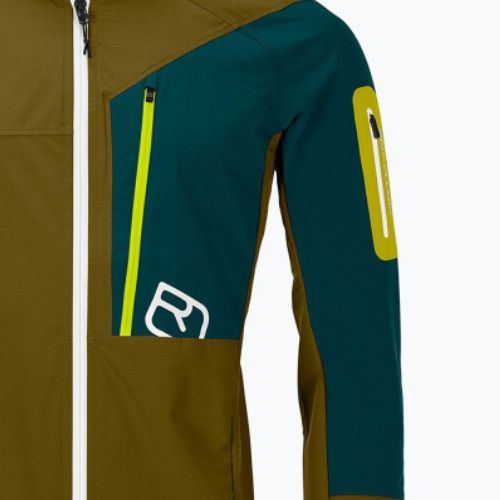 Мъжко софтшел яке Ortovox Berrino green 6037200022