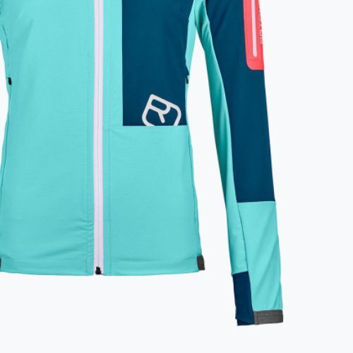 Дамско софтшел яке Ortovox Berrino с качулка синьо 6027700007