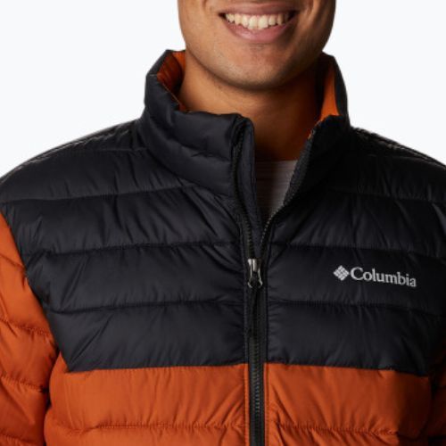 Мъжко пухено яке Columbia Powder Lite warm copper/black