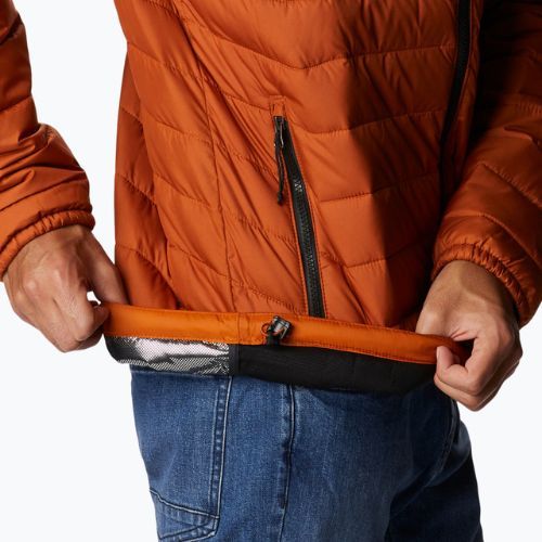 Мъжко пухено яке Columbia Powder Lite warm copper/black