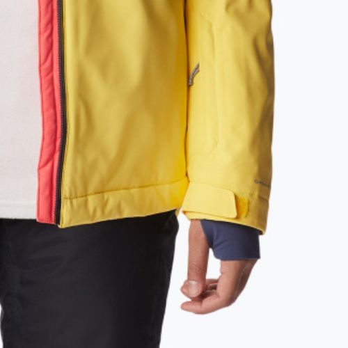 Дамско ски яке Columbia Snow Slab Blackdot жълто-червено 2007551