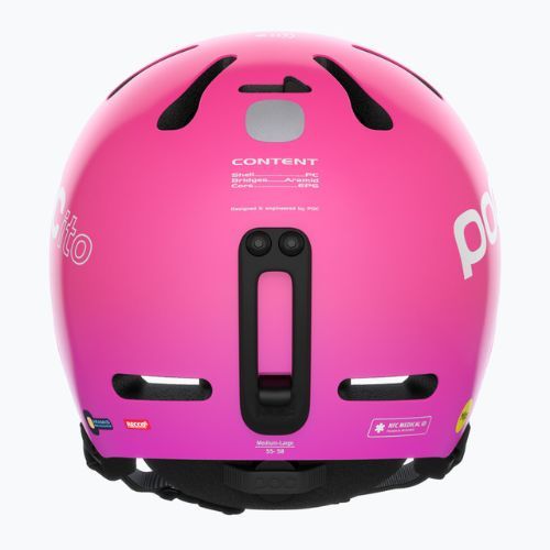 Детски ски каски POC POCito Fornix MIPS fluorescent pink