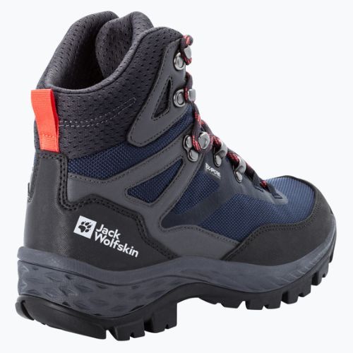 Jack Wolfskin дамски ботуши за трекинг Rebellion Guide Texapore Mid черно-сини 4053801