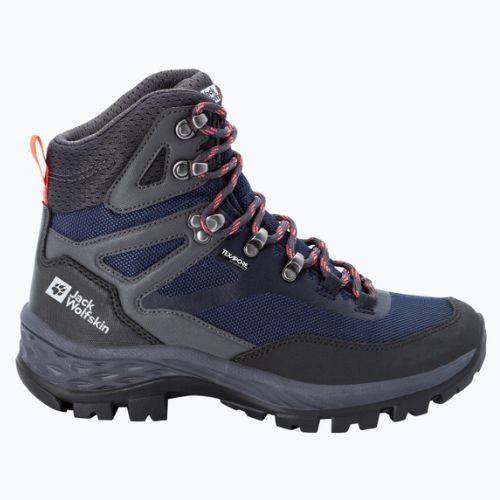 Jack Wolfskin дамски ботуши за трекинг Rebellion Guide Texapore Mid черно-сини 4053801