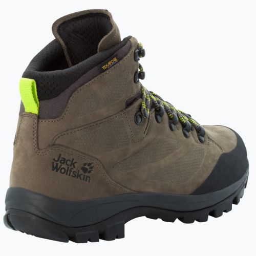 Jack Wolfskin мъжки ботуши за трекинг Rebellion Texapore Mid brown 4051171