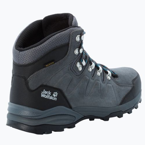 Jack Wolfskin мъжки ботуши за трекинг Refugio Texapore Mid сиво-черен 4049841