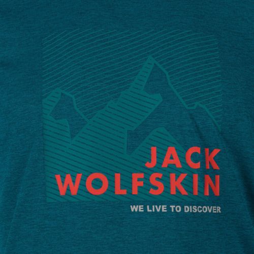 Мъжка тениска Jack Wolfskin Hiking Graphic T-shirt blue 1808761_4133