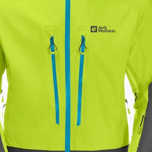 Мъжко ски яке Jack Wolfskin Alpspitze 3L lime