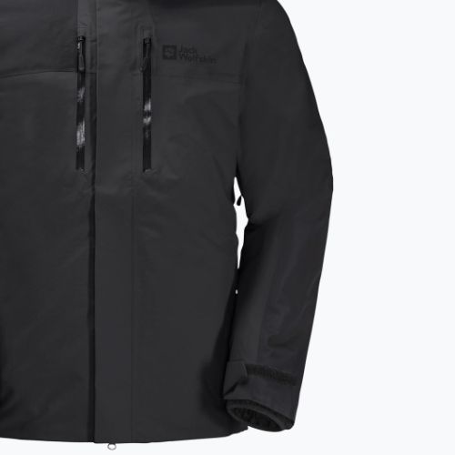 Мъжко дъждобранно яке Jasper на Jack Wolfskin черно 1115261_6000_006