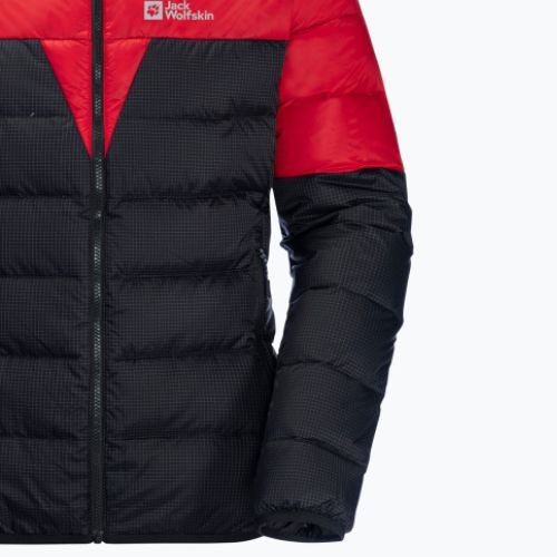 Jack Wolfskin мъжко пухено яке Dna Tundra Down Hoody black-red 1206612_2206_006