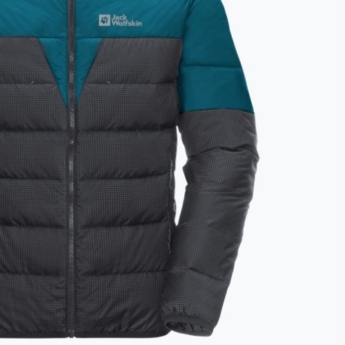 Jack Wolfskin мъжко пухено яке Dna Tundra Down Hoody black-blue 1206612_4133_006