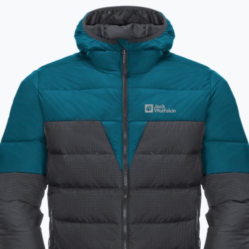 Jack Wolfskin мъжко пухено яке Dna Tundra Down Hoody black-blue 1206612_4133_006