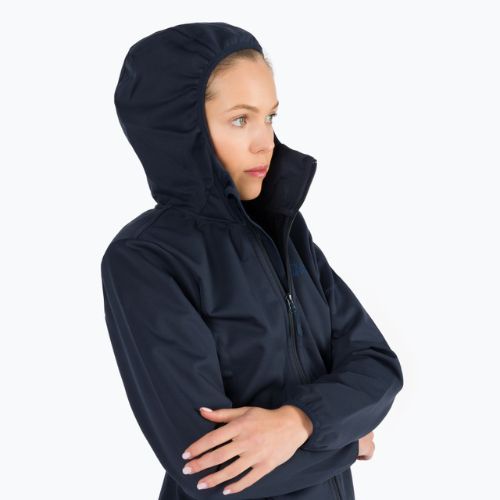 Дамско софтшел яке Windhain Hoody night blue на Jack Wolfskin