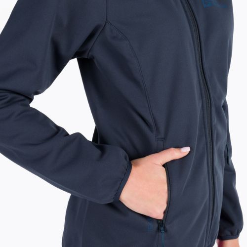 Дамско софтшел яке Windhain Hoody night blue на Jack Wolfskin