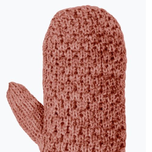 Дамски зимни ръкавици Jack Wolfskin Highloft Knit червени 1908001_3067_003