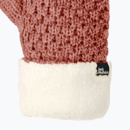 Дамски зимни ръкавици Jack Wolfskin Highloft Knit червени 1908001_3067_003