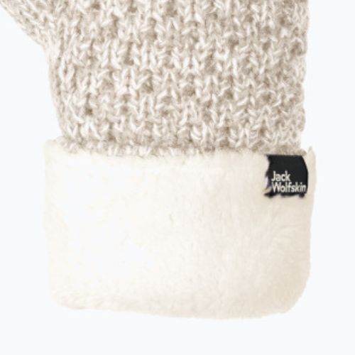 Дамски зимни ръкавици Jack Wolfskin Highloft Knit beige 1908001_5062_003