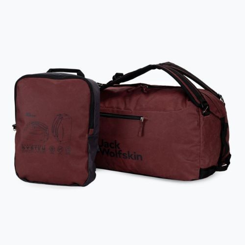 Jack Wolfskin Traveltopia Duffle 45 l burgundy 2010801_2185 чанта за пътуване
