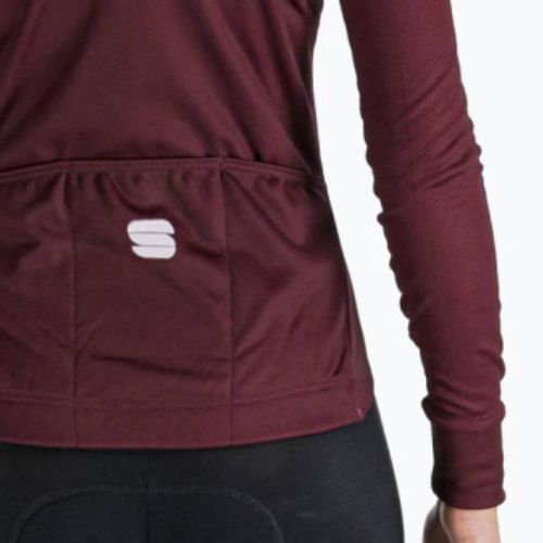 Дамско колоездачно трико Sportful Kelly Thermal Jersey red 1120530.605