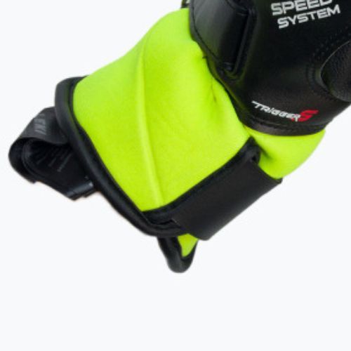 Мъжка ски ръкавица LEKI Worldcup Race Flex S Speed System черно-зелена 649802301080