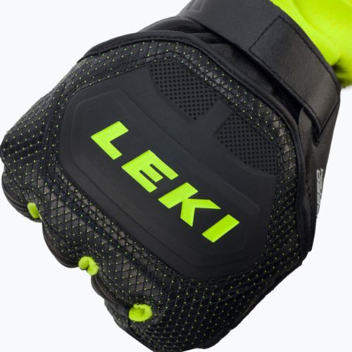 Мъжка ски ръкавица LEKI Worldcup Race Flex S Speed System черно-зелена 649802301080