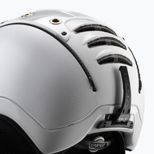 Ски каска CASCO SP-2 Carbonic Visor white 07.3737