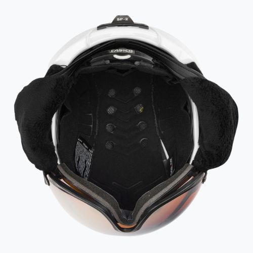 Ски каска CASCO SP-2 Carbonic Visor white 07.3737