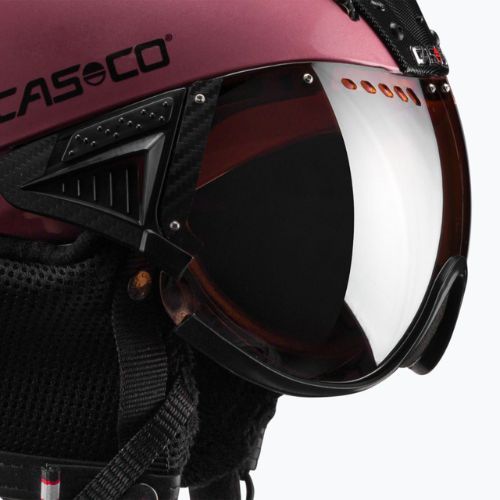 Ски каска CASCO SP-2 Carbonic Visor pink 07.3736