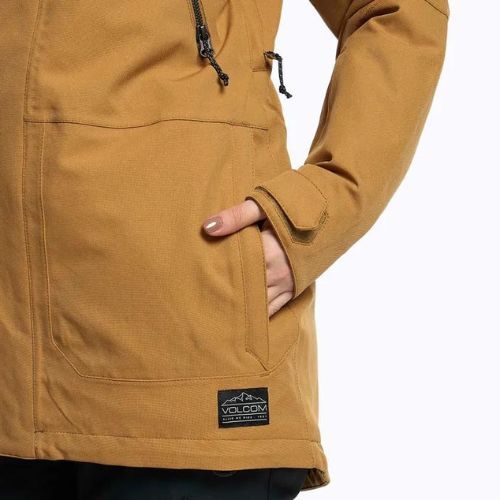 Дамско сноуборд яке Volcom Shadow Ins caramel