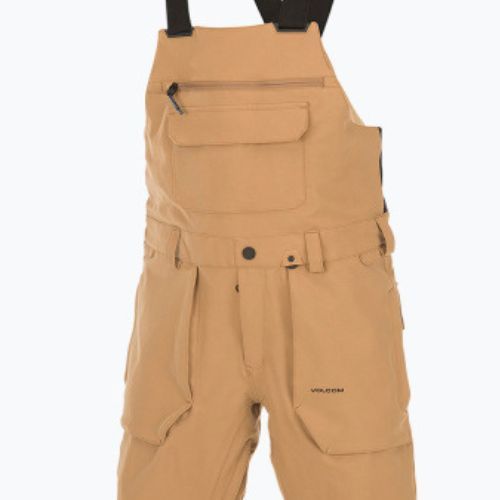 Мъжки панталони за сноуборд Volcom Roan Bib Overall Caramel G1352306