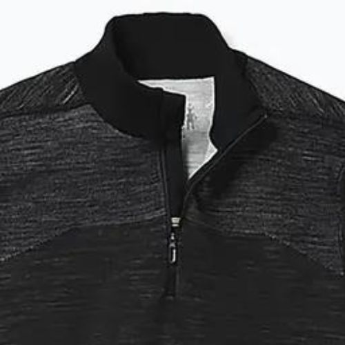 Мъжка термо тениска Smartwool Intraknit Merino 200 1/4 Zip black 16260