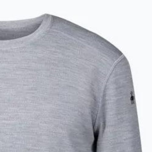 Мъжка термоактивна блуза Smartwool Merino 250 Baselayer Crew Boxed light gray heather