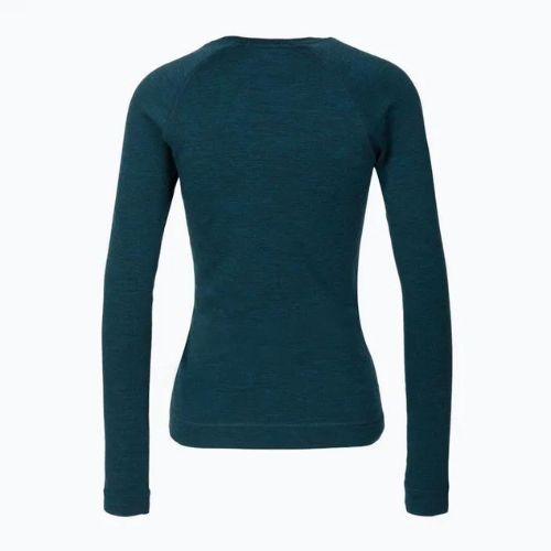 Дамска термо тениска Smartwool Merino 250 Baselayer Crew Boxed тъмносиня 16370