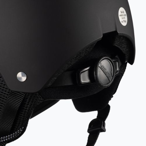 Ски каска Alpina Arber Visor Q Lite black matte