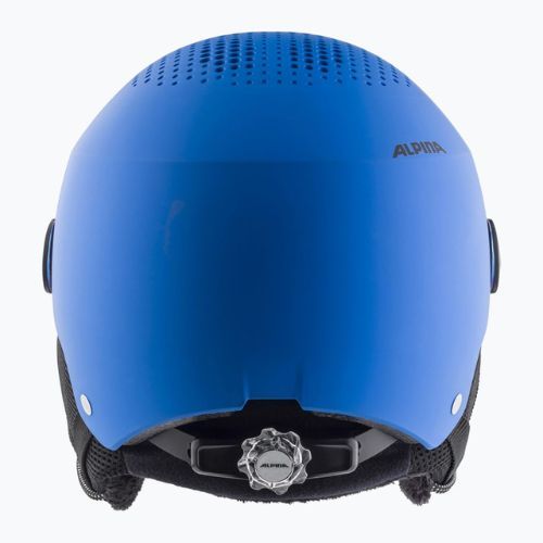 Детска ски каска Alpina Zupo Visor Q-Lite blue matt