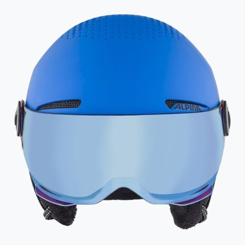 Детска ски каска Alpina Zupo Visor Q-Lite blue matt