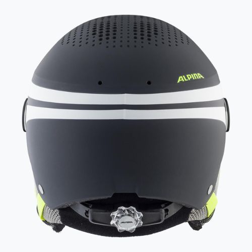 Детски ски каски Alpina Zupo Visor Q-Lite charcoal/neon matt