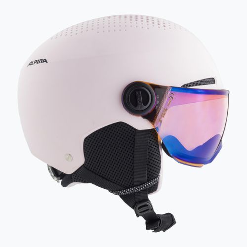 Детски ски каски Alpina Zupo Visor Q-Lite rose matt